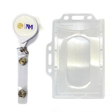 Cheap Custom Design Name Clip Badge Accessories Retractable Reel Pull Id Card Nurse Badge Reel